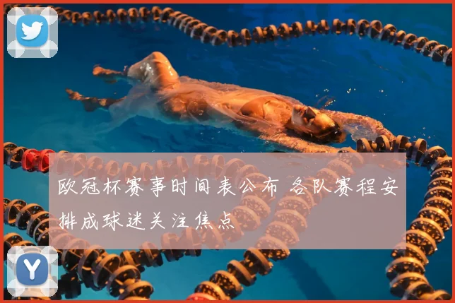 欧冠杯赛事时间表公布 各队赛程安排成球迷关注焦点