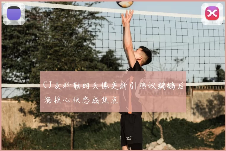CJ麦科勒姆头像更新引热议鹈鹕后场核心状态成焦点